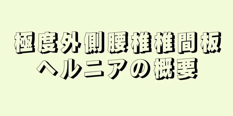 極度外側腰椎椎間板ヘルニアの概要