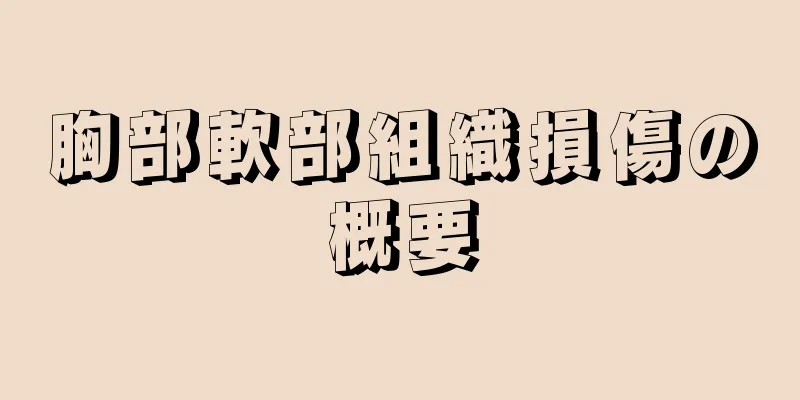 胸部軟部組織損傷の概要