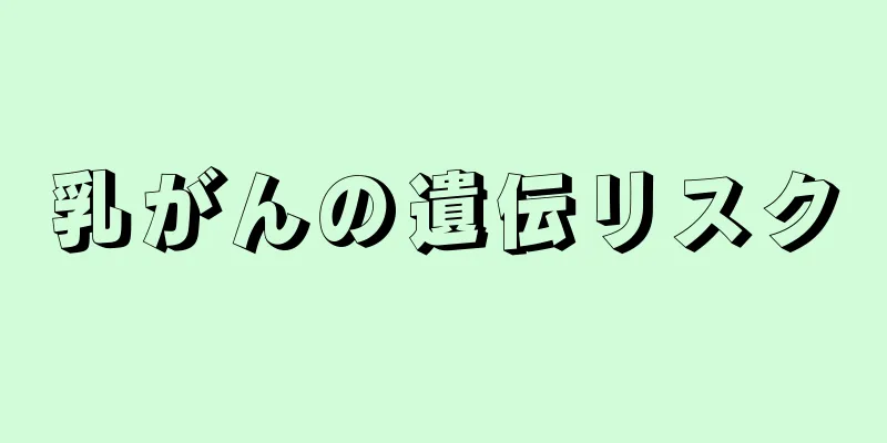 乳がんの遺伝リスク