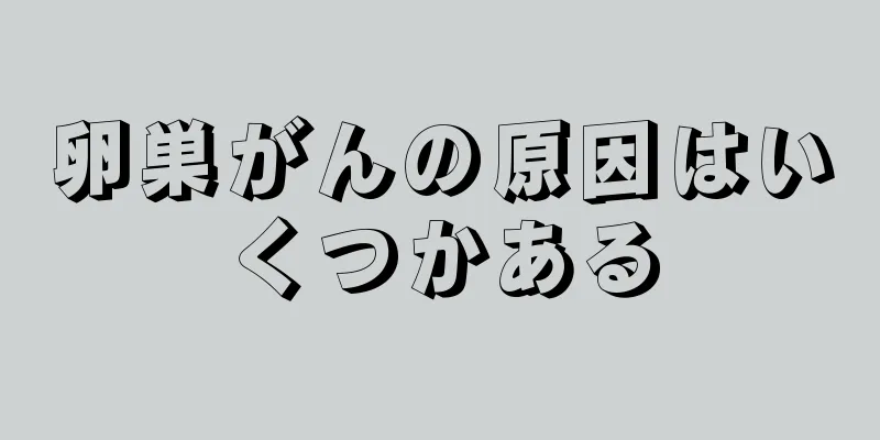 卵巣がんの原因はいくつかある