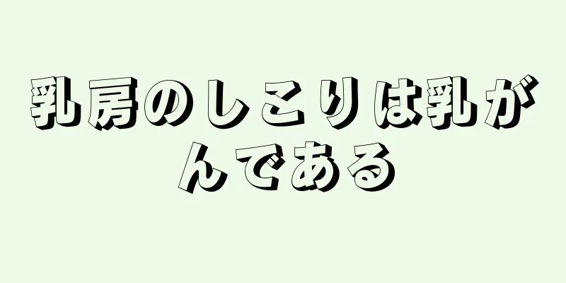 乳房のしこりは乳がんである