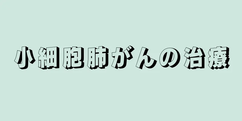 小細胞肺がんの治療