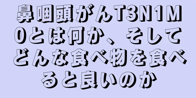 鼻咽頭がんT3N1M0とは何か、そしてどんな食べ物を食べると良いのか