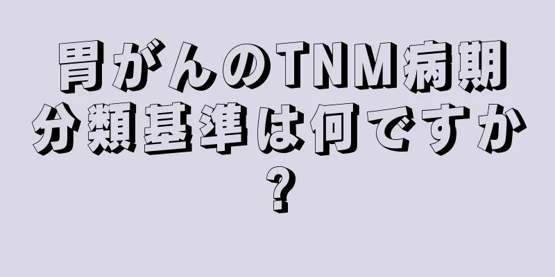 胃がんのTNM病期分類基準は何ですか?