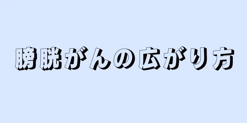 膀胱がんの広がり方