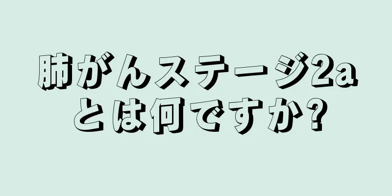 肺がんステージ2aとは何ですか?