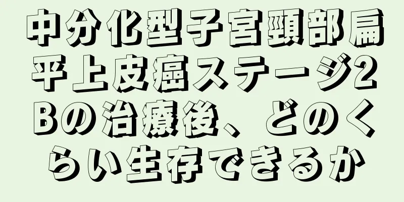 中分化型子宮頸部扁平上皮癌ステージ2Bの治療後、どのくらい生存できるか