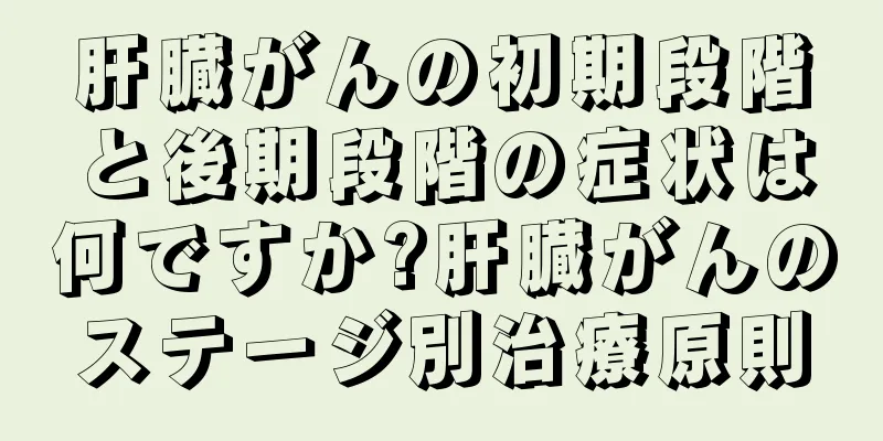 肝臓がんの初期段階と後期段階の症状は何ですか?肝臓がんのステージ別治療原則