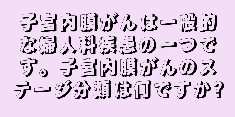 子宮内膜がんは一般的な婦人科疾患の一つです。子宮内膜がんのステージ分類は何ですか?