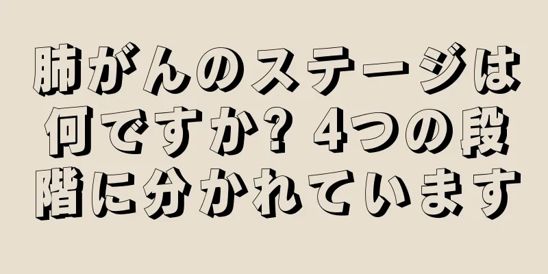 肺がんのステージは何ですか? 4つの段階に分かれています