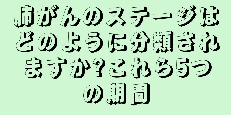 肺がんのステージはどのように分類されますか?これら5つの期間