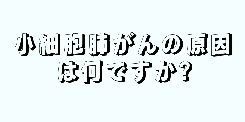 小細胞肺がんの原因は何ですか?
