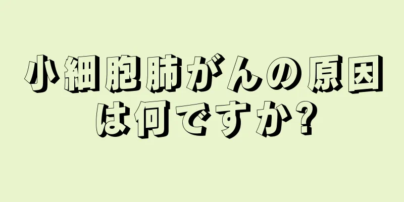 小細胞肺がんの原因は何ですか?