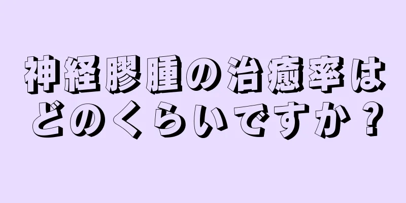 神経膠腫の治癒率はどのくらいですか？