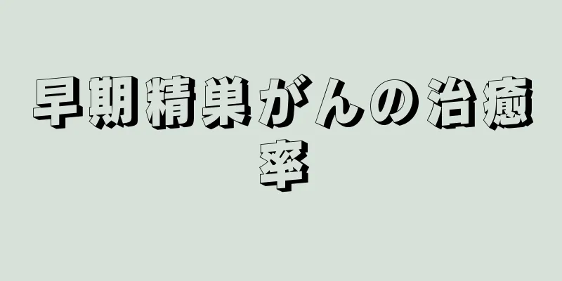 早期精巣がんの治癒率