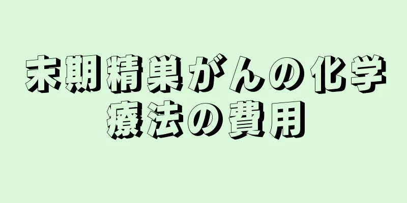 末期精巣がんの化学療法の費用