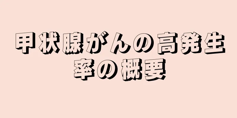 甲状腺がんの高発生率の概要