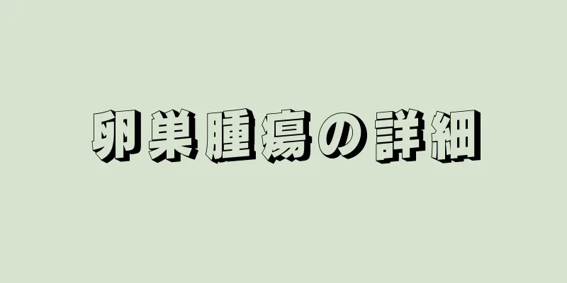 卵巣腫瘍の詳細