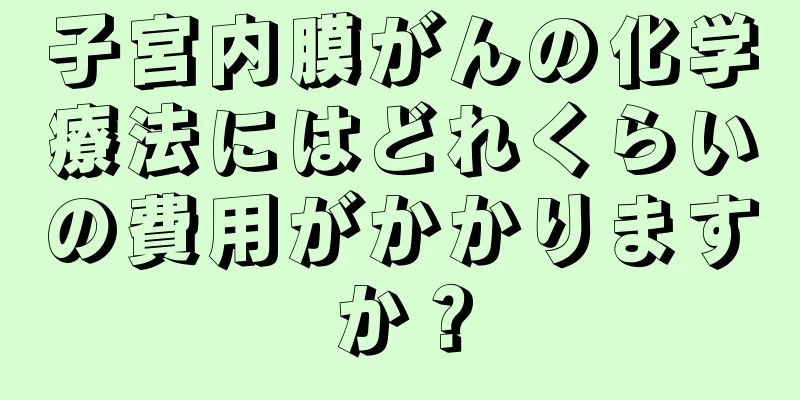 子宮内膜がんの化学療法にはどれくらいの費用がかかりますか？
