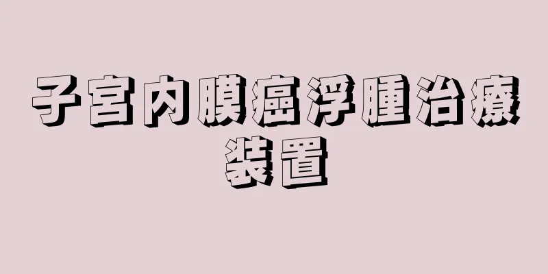 子宮内膜癌浮腫治療装置