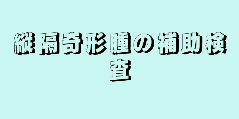 縦隔奇形腫の補助検査
