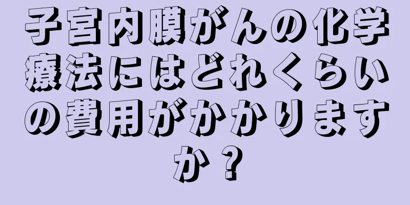 子宮内膜がんの化学療法にはどれくらいの費用がかかりますか？