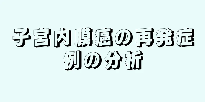 子宮内膜癌の再発症例の分析