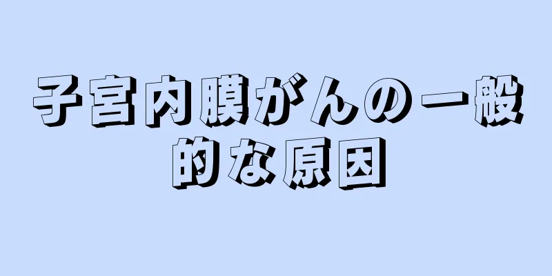 子宮内膜がんの一般的な原因