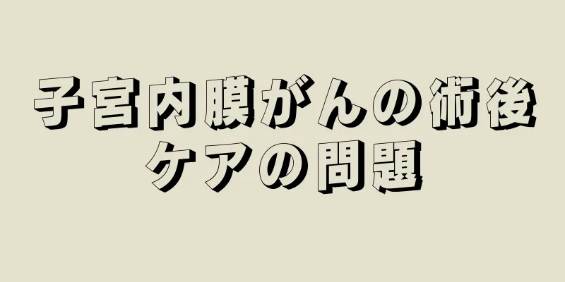 子宮内膜がんの術後ケアの問題