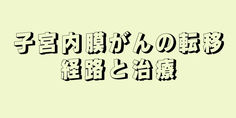 子宮内膜がんの転移経路と治療