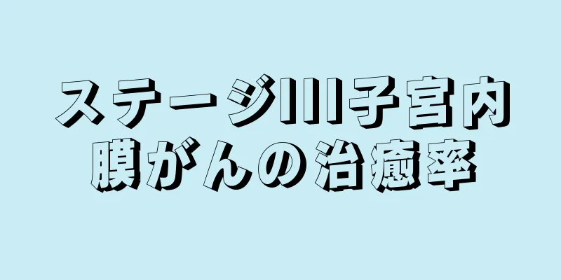 ステージIII子宮内膜がんの治癒率