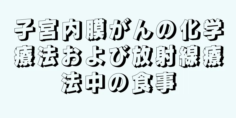 子宮内膜がんの化学療法および放射線療法中の食事