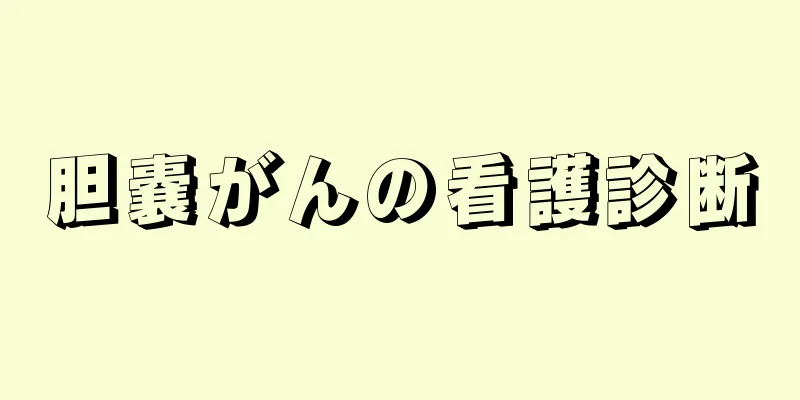 胆嚢がんの看護診断