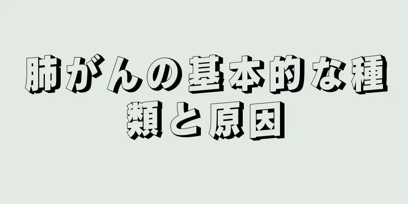 肺がんの基本的な種類と原因