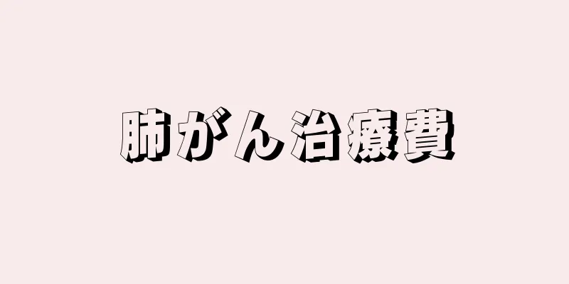 肺がん治療費