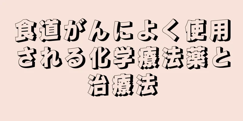 食道がんによく使用される化学療法薬と治療法