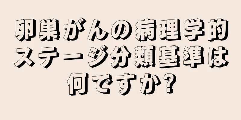 卵巣がんの病理学的ステージ分類基準は何ですか?