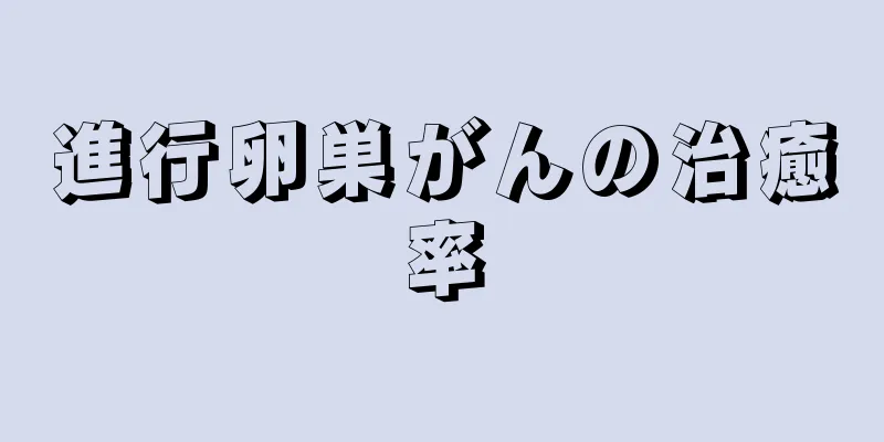 進行卵巣がんの治癒率