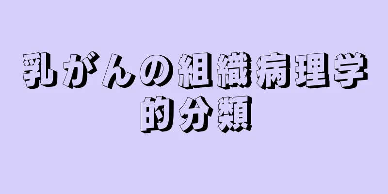 乳がんの組織病理学的分類