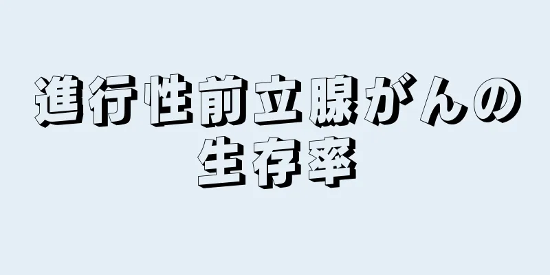 進行性前立腺がんの生存率