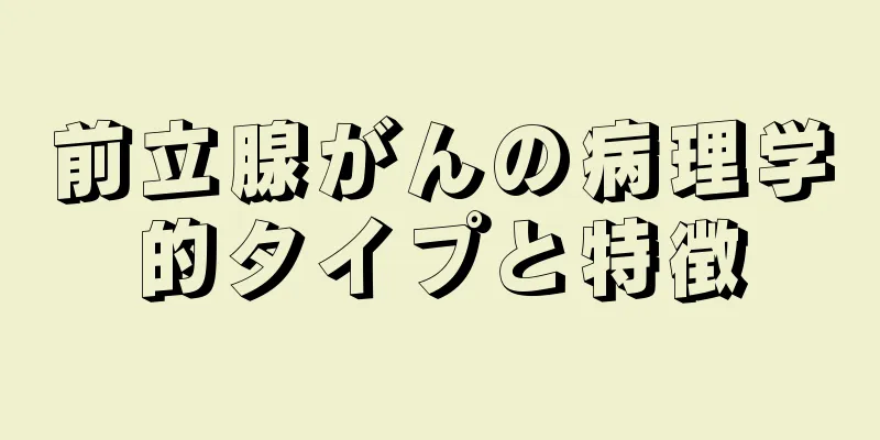 前立腺がんの病理学的タイプと特徴