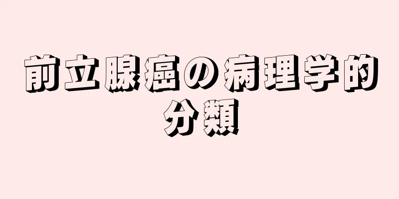 前立腺癌の病理学的分類