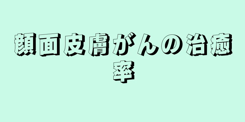 顔面皮膚がんの治癒率