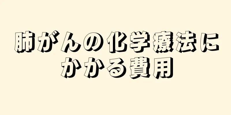 肺がんの化学療法にかかる費用