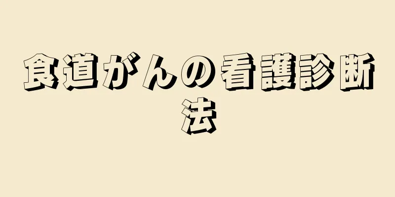 食道がんの看護診断法