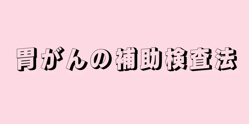 胃がんの補助検査法