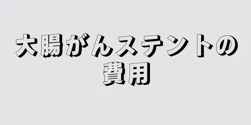 大腸がんステントの費用
