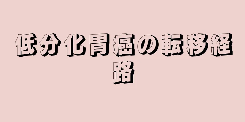低分化胃癌の転移経路