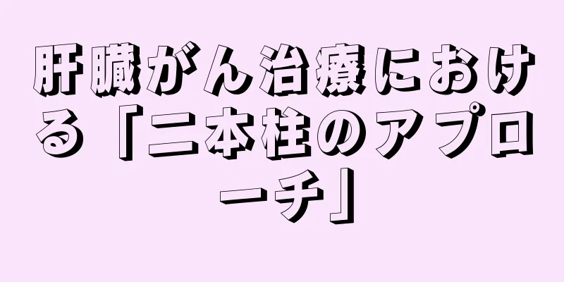 肝臓がん治療における「二本柱のアプローチ」