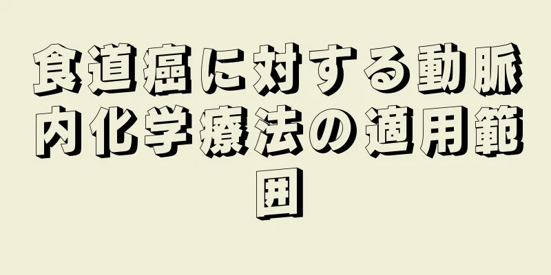 食道癌に対する動脈内化学療法の適用範囲